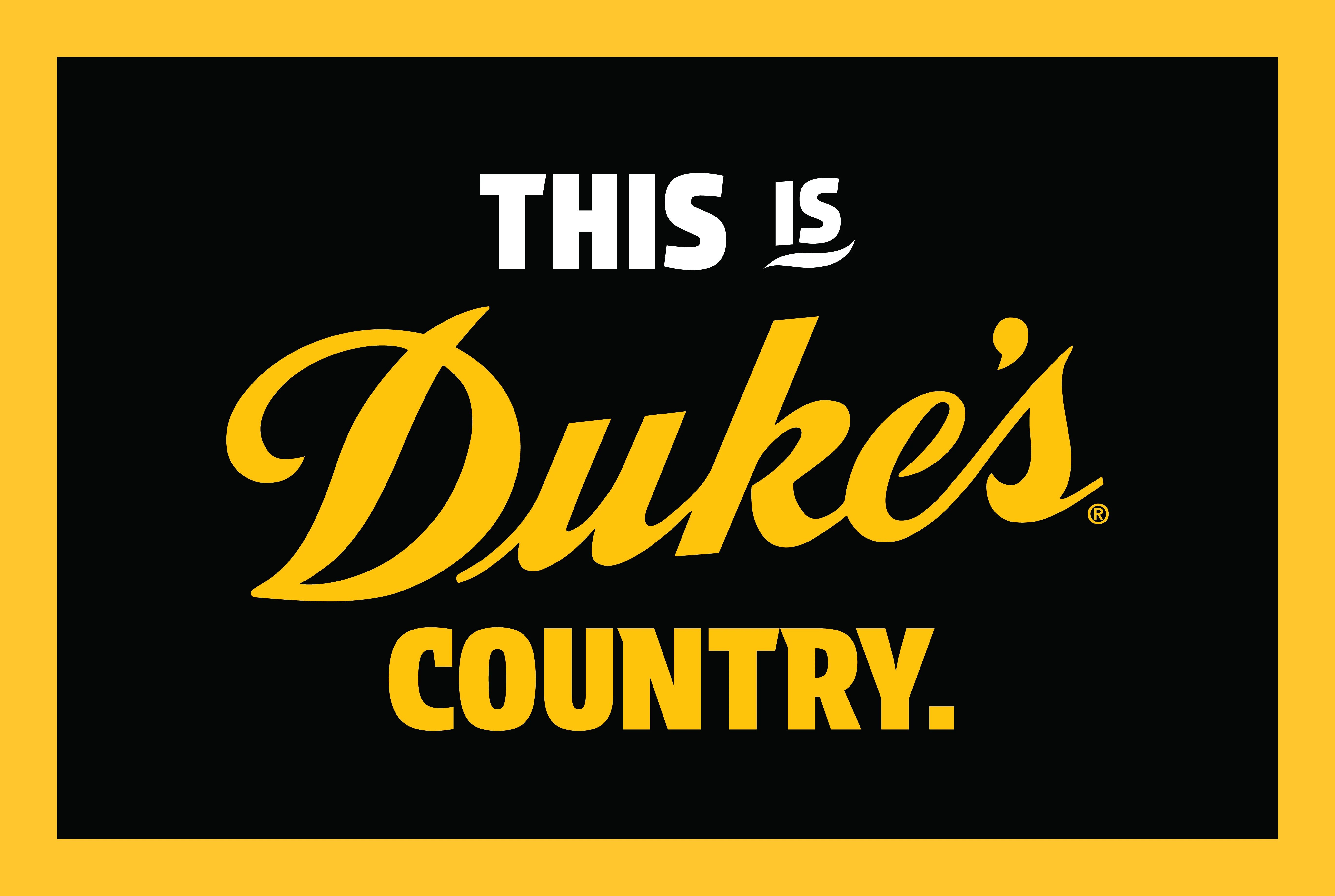 Welcome to Duke's Country Yard Sign - Image 4